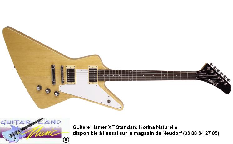 Guitare Hamer XT Standard Naturelle Korina